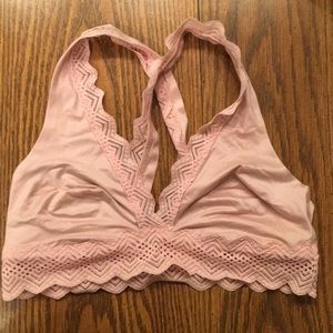 Aerie lace triangle bralette